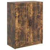 Vidaxl Strani šal Dimljen hrast 66 x 34,5 x 87 cm Inženirski les