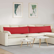 Jastucici za sofu 2 pcs Crvena 145 x 40 cm tkanina