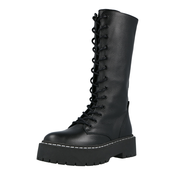 STEVE MADDEN Škornji z vezalkami Vroom, črna