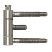 Vratni tečaj za jekl. podb. 3 del. za brazd. vrata teč. 18 x 61 mm inox