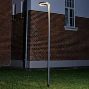 Lucande LED zunanja svetilka Jannis, antracit, kovina, 200 cm - Sodobni - grafit