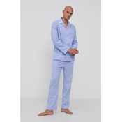 Pidžama Polo Ralph Lauren za muškarce, boja: plava