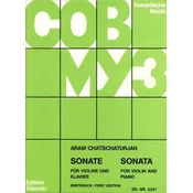 KHACHATURIAN:SONATE FUR VIOLINE AND PIANO