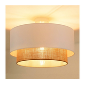 Duolla - Plafonski luster BOHO 1xE27/15W/230V prečnik 45 cm bela/braon