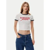 Tommy Jeans Majica mornarska/bela
