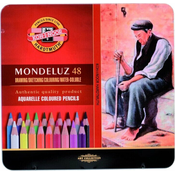 KOH-I-NOOR Mondeluz Aquarelle Coloured Pencils (48 Pieces)