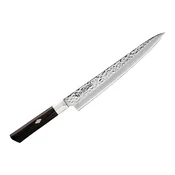 Mcusta Japonski noži črna Supreme Hammered Sujihiki