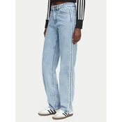 adidas Jeans hlače Firebird KQ6490 Svetlo modra Regular Fit