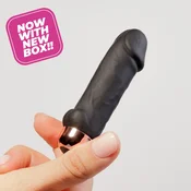 Mini vibrator Crushious - Weenie, črn