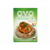 OVO MRAMOR barva za jajca 5 barv + rokavice