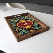 Aberto Design Poslužavnik REF041 48 x 38 x 4 cm, Šareni