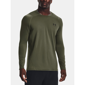 Khaki Sports T-Shirt Under Armour UA HG Armour Fitted LS