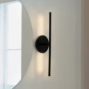 UMAGE LED stenska svetilka Omni, črna, širina 54 cm, 2-krilna. - Dnevna soba/jedilnica - Dizajn - Aluminij