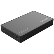 Orico vanjsko kucište 3.5 SATA HDD, tool free, USB-C na USB3.0, crno (ORICO 3588C3-BK)