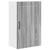 Vidaxl Omarica na steni PORTO Siva Sonoma 50 x 31 x 80 cm