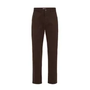 WE Fashion Chino hlače temno rjava