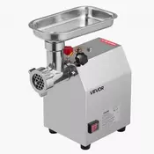 VEVOR Mlinček za meso 23 kg/min zmogljivost 292x180x355 mm 600W nerjaveče jeklo