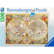 Ravensburger puzzle (slagalice) - 1500 pcs Historical World Map RA12000716