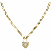 Morellato Romantična pozlačena ogrlica s kristali Abbraccio SABG25