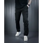 Denistar Muške pantalone 100/2795, Kargo, Crne