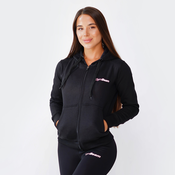 GymBeam Ženska duksa Zipper Hoodie Black XS