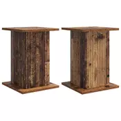 Stalak za biljke 2 pcs Staro drvo 30,5 x 30 x 43 cm