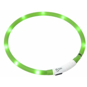 Flamingo Visio Light Led ovratnica za pse - zelena 70 cm