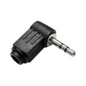 CABLETECH 3,5 mm stereo kotni plastični priključek Jack WTY0008-1