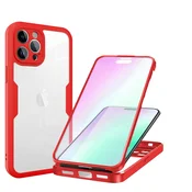 Rdeč Shield 360° ovitek (iPhone 15 Pro)