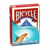 Bicycle Invisible Deck Red