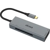 AKASA USB-C 3.2 čitač memorijskih kartica