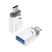 XO adapter USB prikljucak - Type-C, OTG, BIJELI XO-NB256B