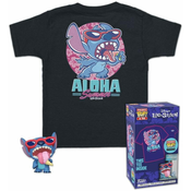 Funko žepek POP in majica: Disney - Summer Stitch (velikost M)