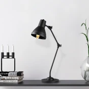 Opviq Stona lampa E14 Socket, Crno-Zlatna