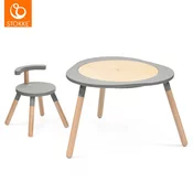 stokke otroška aktivnostna mizica + stolček mutable™ v2 storm grey