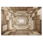 Decormat Podloga za stol parket Abstrakcija lesa 140x100 cm 15 cm