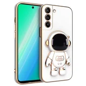 GS Ovitek za Samsung Galaxy S21 FE, Astronavt, bel