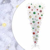 vidaXL vidaXL Umestno božično drevo med 150 LED Bela 120 cm PVC in jeklo, (5000111385)