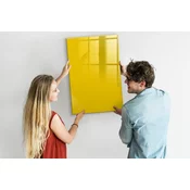 tulup.si Magnetna tabla Svetlo rumene barve 60x90 cm