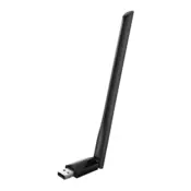 TP-LINK Wi-Fi USB Adapter 150Mbps433Mbps(2.4GHz5GHz) AC600 High Gain Dual-Band 802.11ac, WPA2WPA ( ARCHER T2U PLUS )