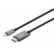 Manhattan kabel USB-C moški/HDMI moški (UHD) 4K pri 60Hz, 2m 153607