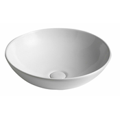 Pultni keramični umivalnik DIMP, premer 46 cm - 24 - Keramika - Ne - Sapho - 46.00 - Ring - Umivalnik za namestitev na polico - O46 cm