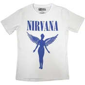 Nirvana Angelic Blue Mono White S Ženske Majica