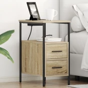 Nocni ormar Sonoma hrast 30 x 48 x 61 cm Konstruirano drvo
