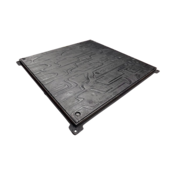 POKROV IN OKVIR LTŽ 850x850mm (950x950mm) B125, Z ZAKLEPOM, KVADRATEN | Topdom
