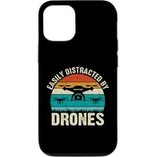 slomart Ovitek za iPhone 13 - Smešen Drohne Pilot (Moški/Ženske/Otroci)