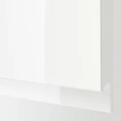 VOXTORP Front fioke, v. sjaj bela, 40x20 cm