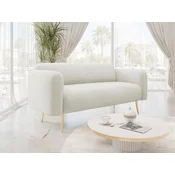 Kavč Comfivo 485 (Uttario Velvet 2978) Svetlo rjava, 174x71x75cm, Blago, NogeNoge: Kovina
