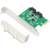 E GREEN PCI Express kontroler 2 port SATA III RAID