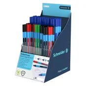 Predstavitveno stojalo s kemičnim svinčnikom Schneider Slider Edge XB (80 kosov)